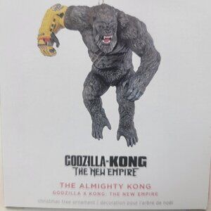 Hallmark Ornament 2024 New Godzilla-Kong New Empire The Almighty Kong Godzilla